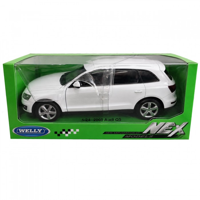 Модель автомобіля Welly NEX Audi Q5 2008, масштаб 1:24, біла