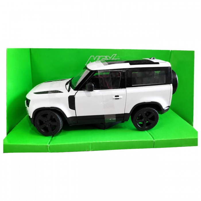 Модель автомобіля Welly Land Rover Defender 2020, 1:26, біла