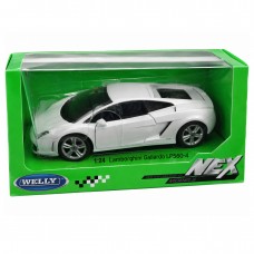 Колекційна модель автомобіля Lamborghini Gallardo LP560-4, біла, 1:24, Welly