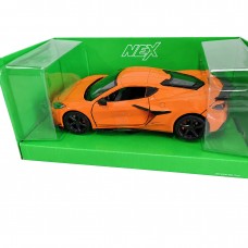 Колекційна модель спортивного автомобіля NEX помаранчева в упаковці