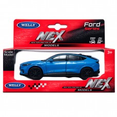 Колекційна модель автомобіля Ford Mustang Mach-E Welly NEX у коробці