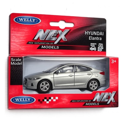 Колекційна модель автомобіля Hyundai Elantra Welly NEX у коробці