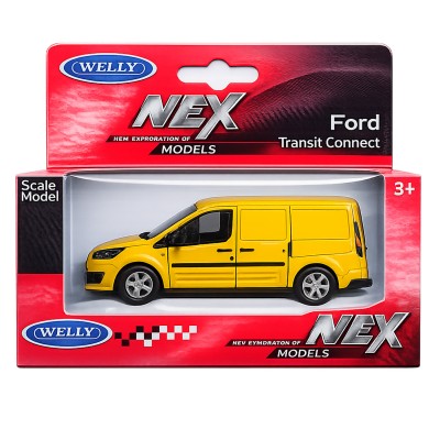 Колекційна модель автомобіля Ford Transit Connect Welly NEX у коробці