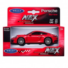 Колекційна модель автомобіля Porsche 911 Welly NEX у коробці