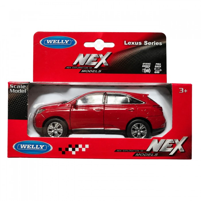 Колекційна модель автомобіля Lexus RX Welly NEX у коробці