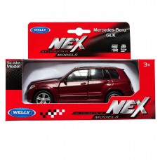 Колекційна машинка Welly NEX Mercedes-Benz GLK, бордова