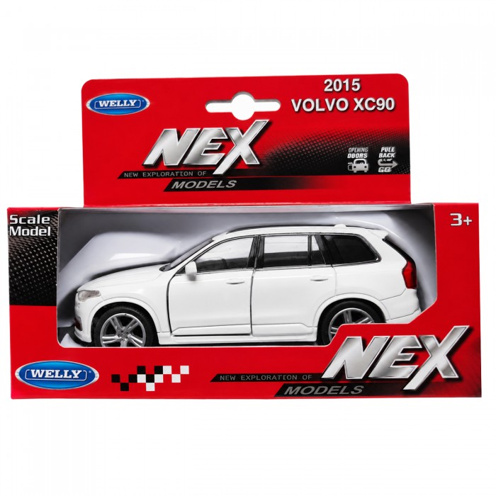Колекційна машинка Welly NEX Volvo XC90 2015, біла