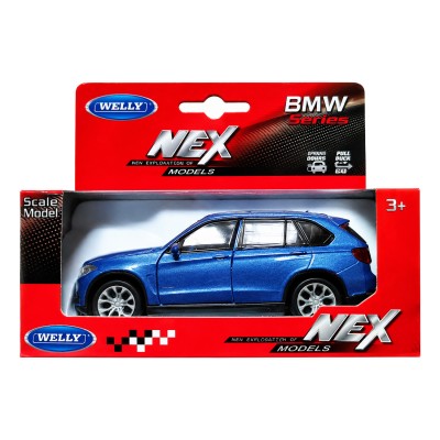 Колекційна машинка Welly NEX BMW Series, синя