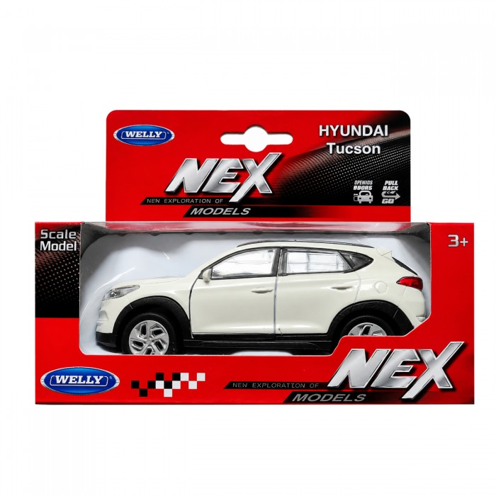 Колекційна машинка Welly NEX Hyundai Tucson, біла