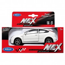 Колекційна машинка Welly NEX Ford Focus ST, біла