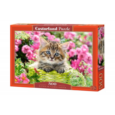 Пазл Castorland - Кошеня в саду, 500 дет.