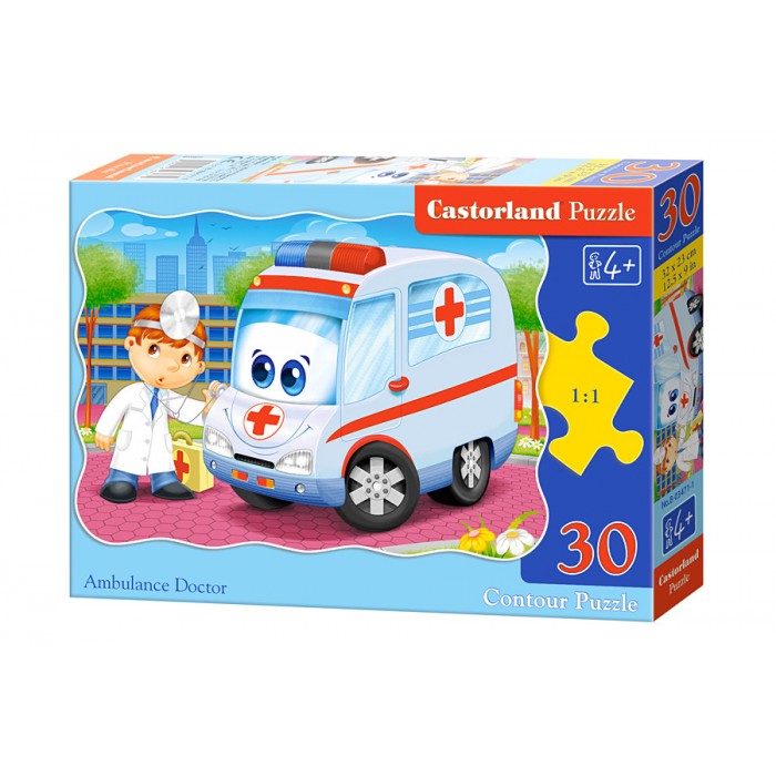 Пазл Castorland - Швидка допомога, 30 деталей (MIDI)Castor land