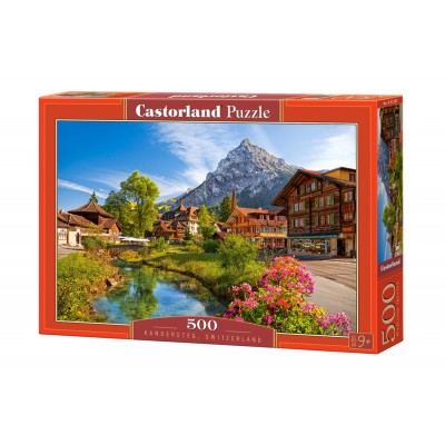 Пазл Castorland - Кандерштег, Швейцарія, 500 деталей Castor Land