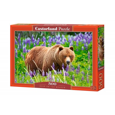 Пазл Castorland - Ведмідь в полі, 500 деталей Castor Land