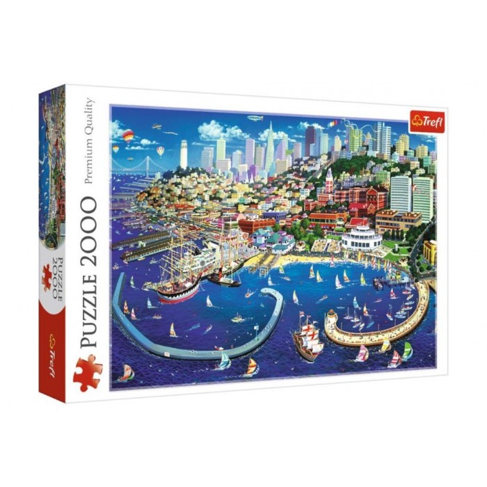 Пазли Trefl  2000 деталей: Затока Сан-Франциско