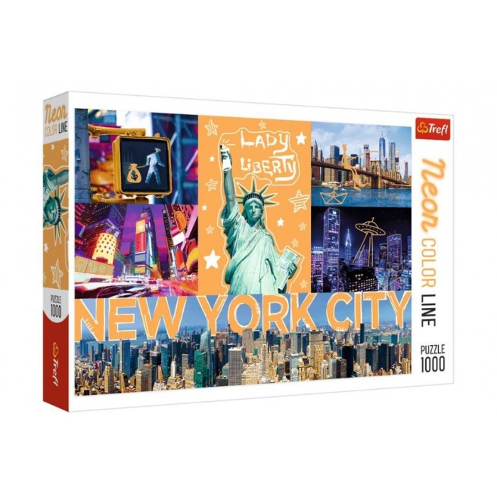 Пазли Trefl 1000 деталей: Неонове місто НЕОН