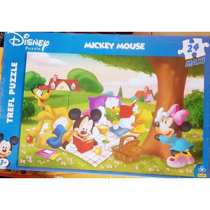 Пазл Trefl Puzzle- Міккі маус на відпочинку, Маxi, 24 дет