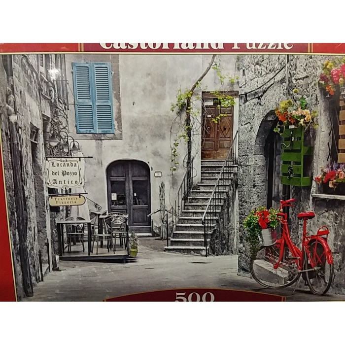 Castorland, Чарівна алея з червоним велосипедом., 500ел.