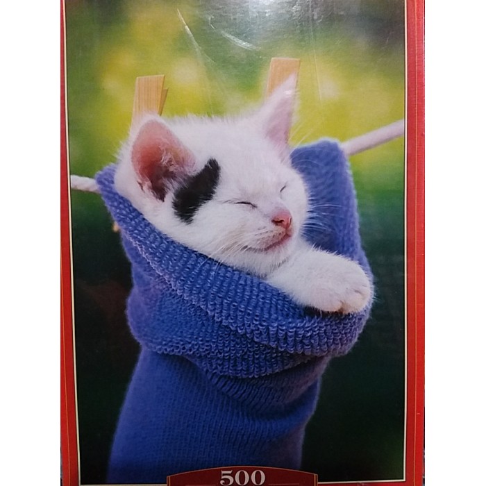 Castorland, Кошеня в шкарпетці., 500ел.