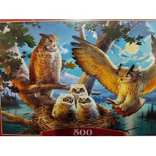 Castorland, Сімейство сов, 500ел.