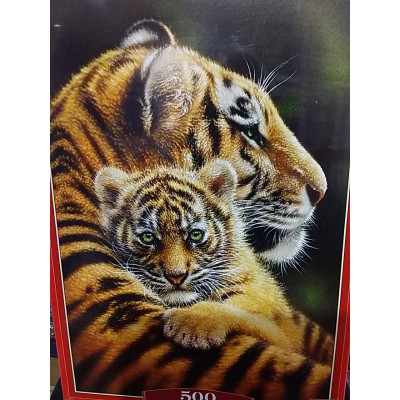 Castorland, В обіймах мами-тигриці., 500ел.