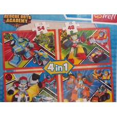Trefl, Академія трансформерів, 4 в 1, 4+