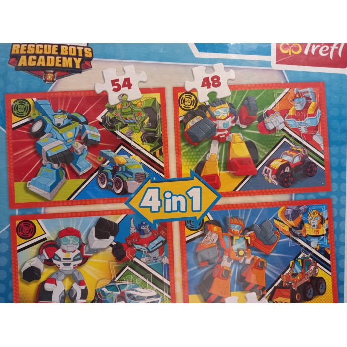 Trefl, Академія трансформерів, 4 в 1, 4+