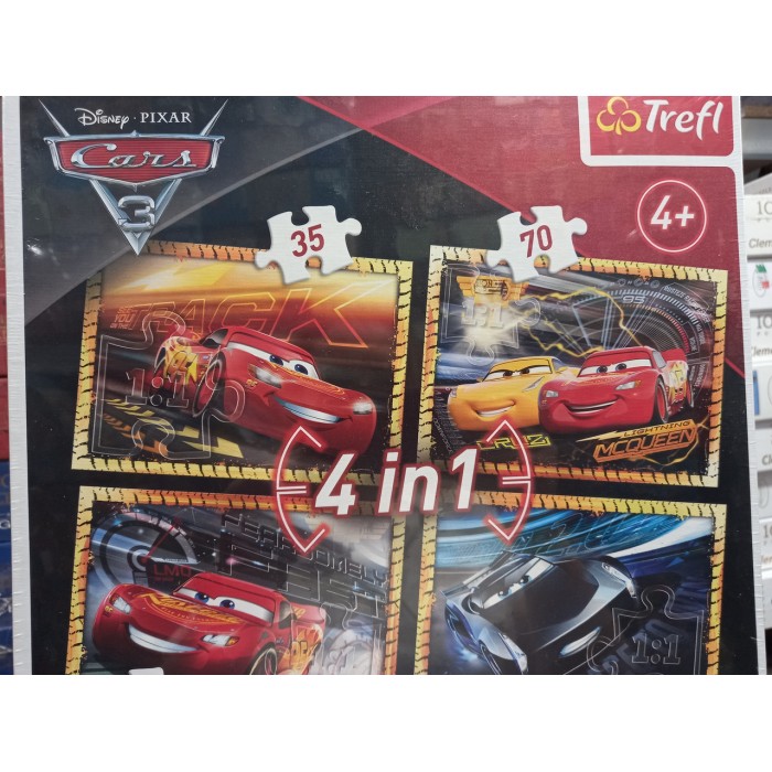 Trefl, Тачки 3 (4 в 1), 4+