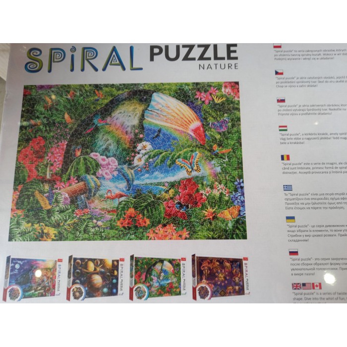 Trefl, Тропічні тварини, спіральний пазл, 1040ел