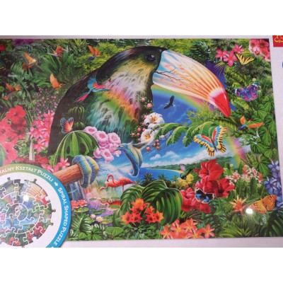 Trefl, Тропічні тварини, спіральний пазл, 1040ел