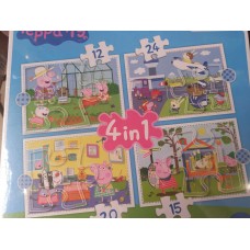 Trefl, Свинка Пеппа, 4 в 1