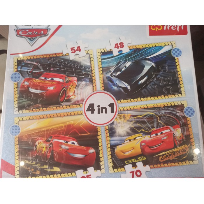 Trefl, Тачки, 4 в 1