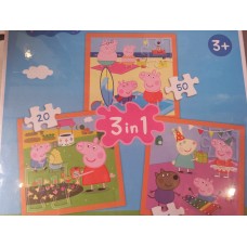 Trefl, Свинка Пеппа, 3 в 1