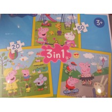 Trefl, Свинка Пеппа, 3 в 1