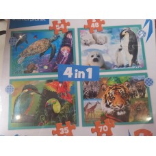 Trefl, Тварини та птахи, 4 в 1