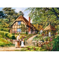 Пазл Castorland - Мальовничий куточок  (What Lovely Flowers), 3000ел