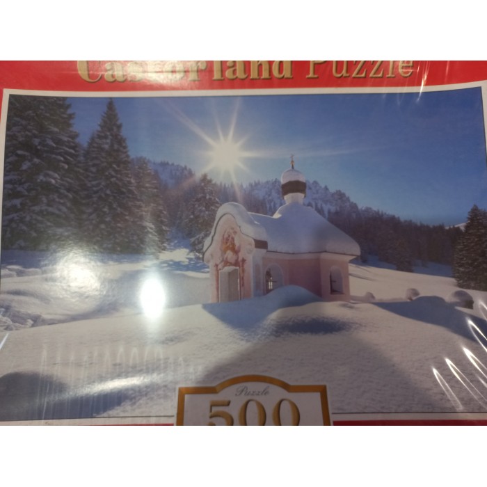 Castorland, Засніжена капличка, 500ел