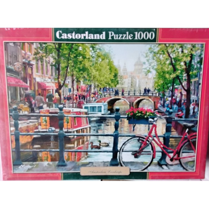 Castorland - Червоний велосипед на мосту, 1000ел