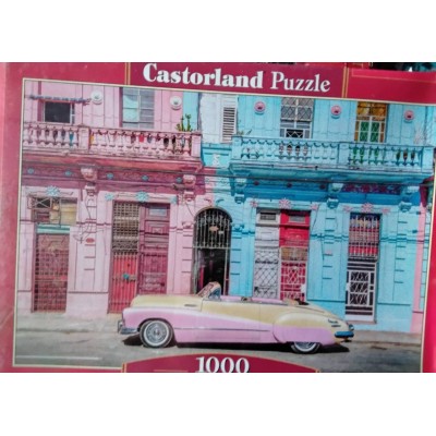 Castorland - Рожевий ретро автомобіль, 1000ел.