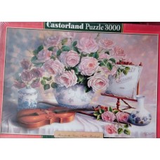 Castorland  - Скрипка та квіти (Trisha Hardwick, Roses for the Soiree), 3000ел