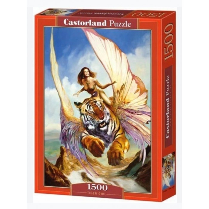 Castorland - Дівчина на тигрі, 1500ел