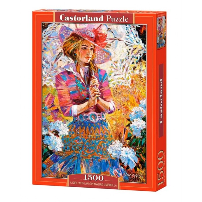 Castorland - Дівчина з ажурною парасолею, 1500ел