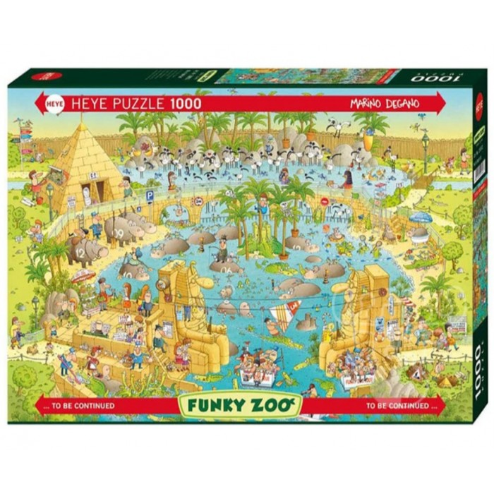 Heye - Веселий зоопарк: Життя Нілу. Єгиптет (Funky zoo: Nile habitat), 1000ел