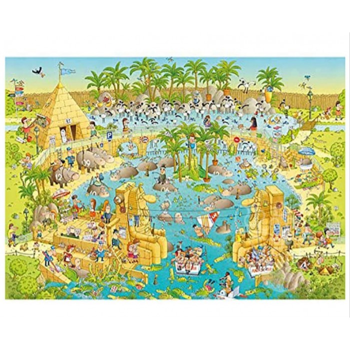 Heye - Веселий зоопарк: Життя Нілу. Єгиптет (Funky zoo: Nile habitat), 1000ел