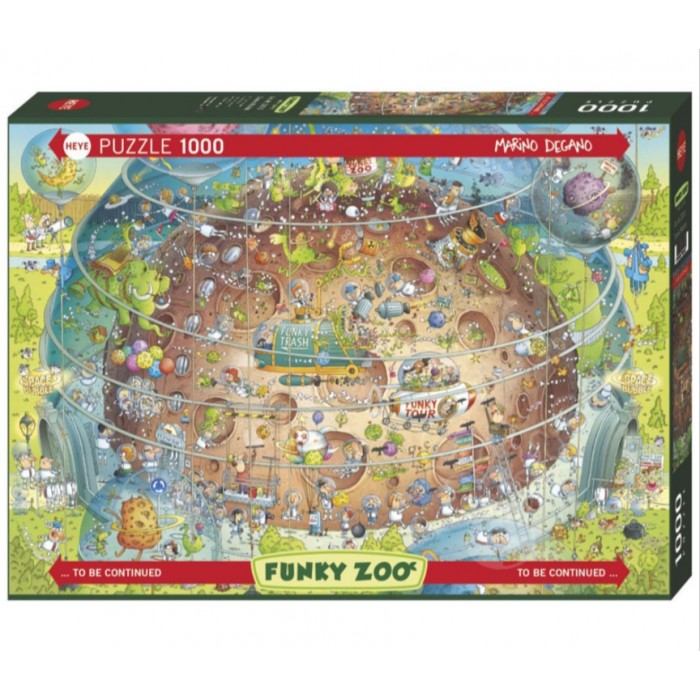 Heye - Веселий зоопарк: Космічне життя (Funky zoo. Cosmic habitat), 1000ел.