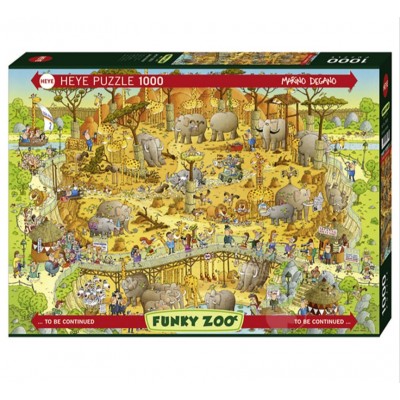 Heye - Веселий зоопарк: Африканське життя. Маріно Деган (Funky zoo: African habitat. Marino Degano), 1000 ел.