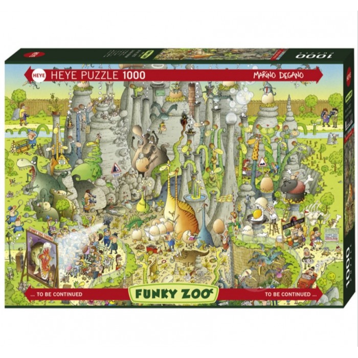 Heye - Веселий зоопарк: Життя юрського періоду. Маріно Дегано (Funky zoo: Jurassic habitat. Marino Degano), 1000 ел