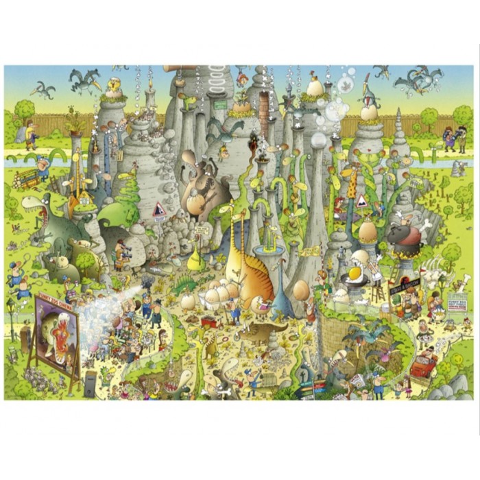 Heye - Веселий зоопарк: Життя юрського періоду. Маріно Дегано (Funky zoo: Jurassic habitat. Marino Degano), 1000 ел