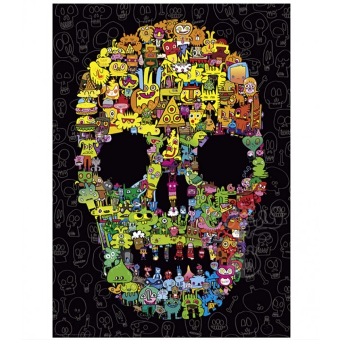 Heye - Череп. Джон Бургерман (Doodle Skull. Jon Burgerman), 1000ел