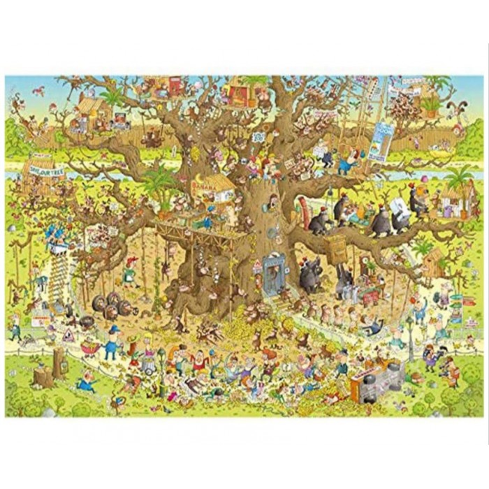 Heye - Веселий зоопарк: Життя мавп. Маріно Дегано. (Funky zoo: Monkey habitat. Marino Degano), 1000ел